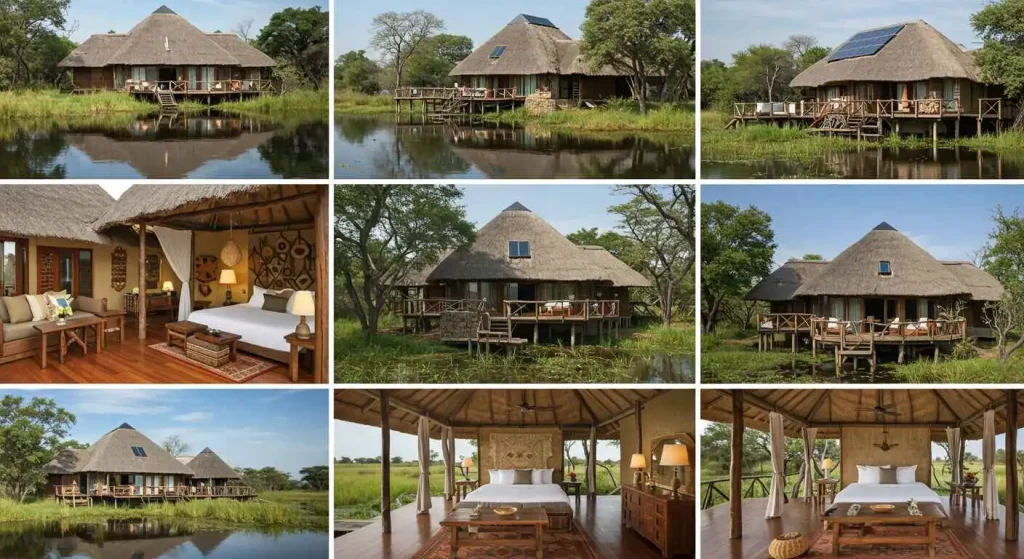 Luxury and eco-friendly accommodation options in Okavango Delta, Botswana - Safari Lodges and Camps