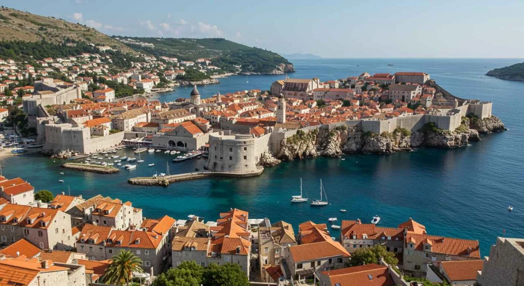 Dubrovnik city walls and historic Old Town, Croatia - UNESCO World Heritage site